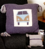 Knitting Pattern - Wendy 5739 - Mode DK and Merino DK - Campervan Blanket & Cushion